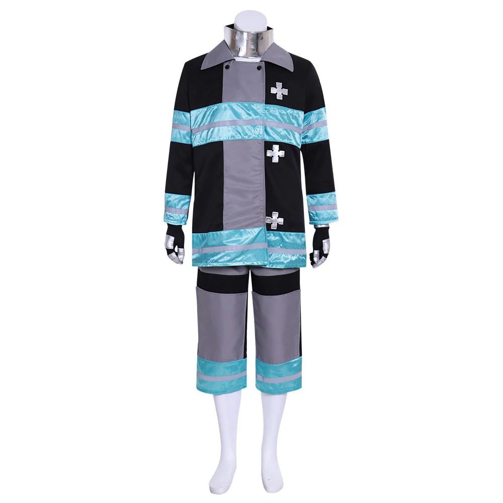 Fire Force Enen no Shouboutai Shinra Kusakabe Battle Suit Cosplay Costume