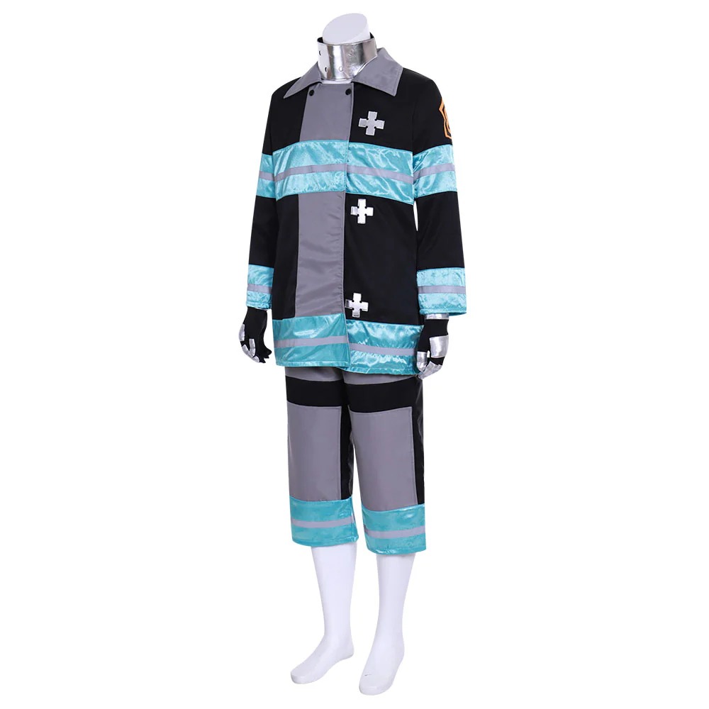 Fire Force Enen no Shouboutai Shinra Kusakabe Battle Suit Cosplay Costume
