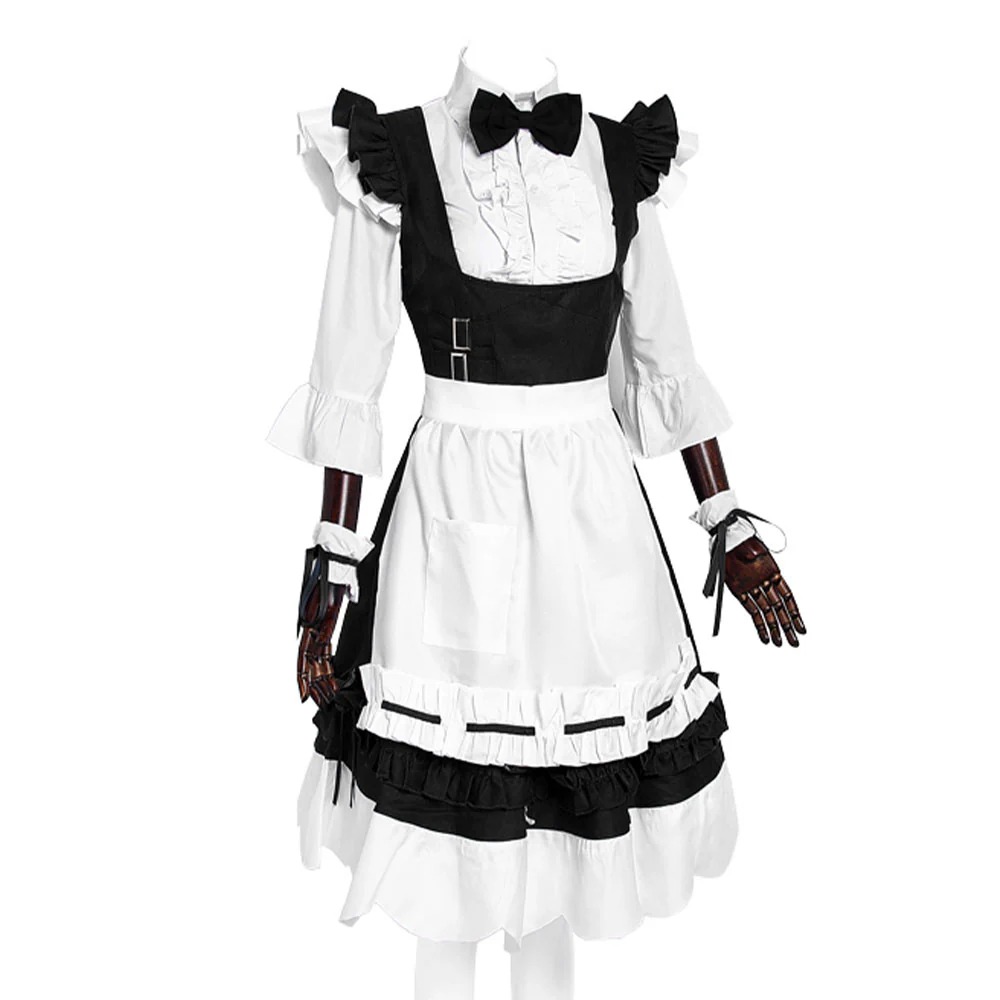 Final Fantasy XIV Housemaid's Apron Dress Cosplay Costume