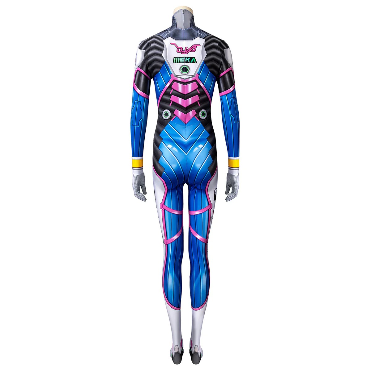 Overwatch OW D.Va DVa Hana Song Zentai Jumpsuit Cosplay Costume