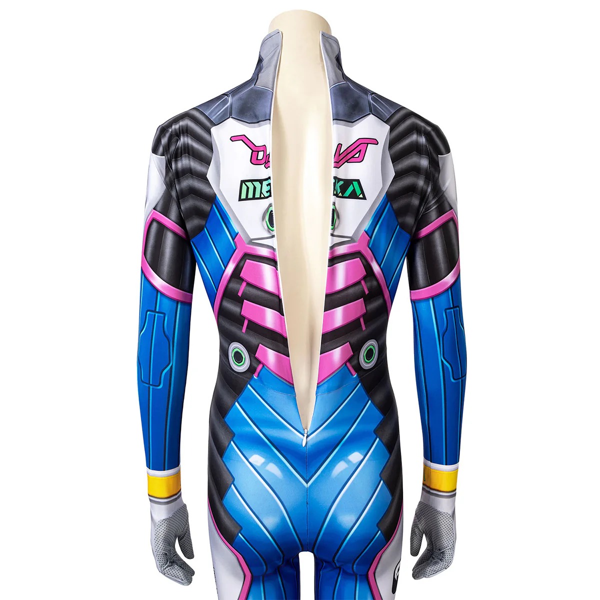 Overwatch OW D.Va DVa Hana Song Zentai Jumpsuit Cosplay Costume