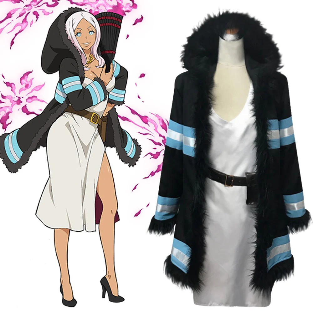Fire Force Enen no Shouboutai Princess Hibana Cosplay Costume