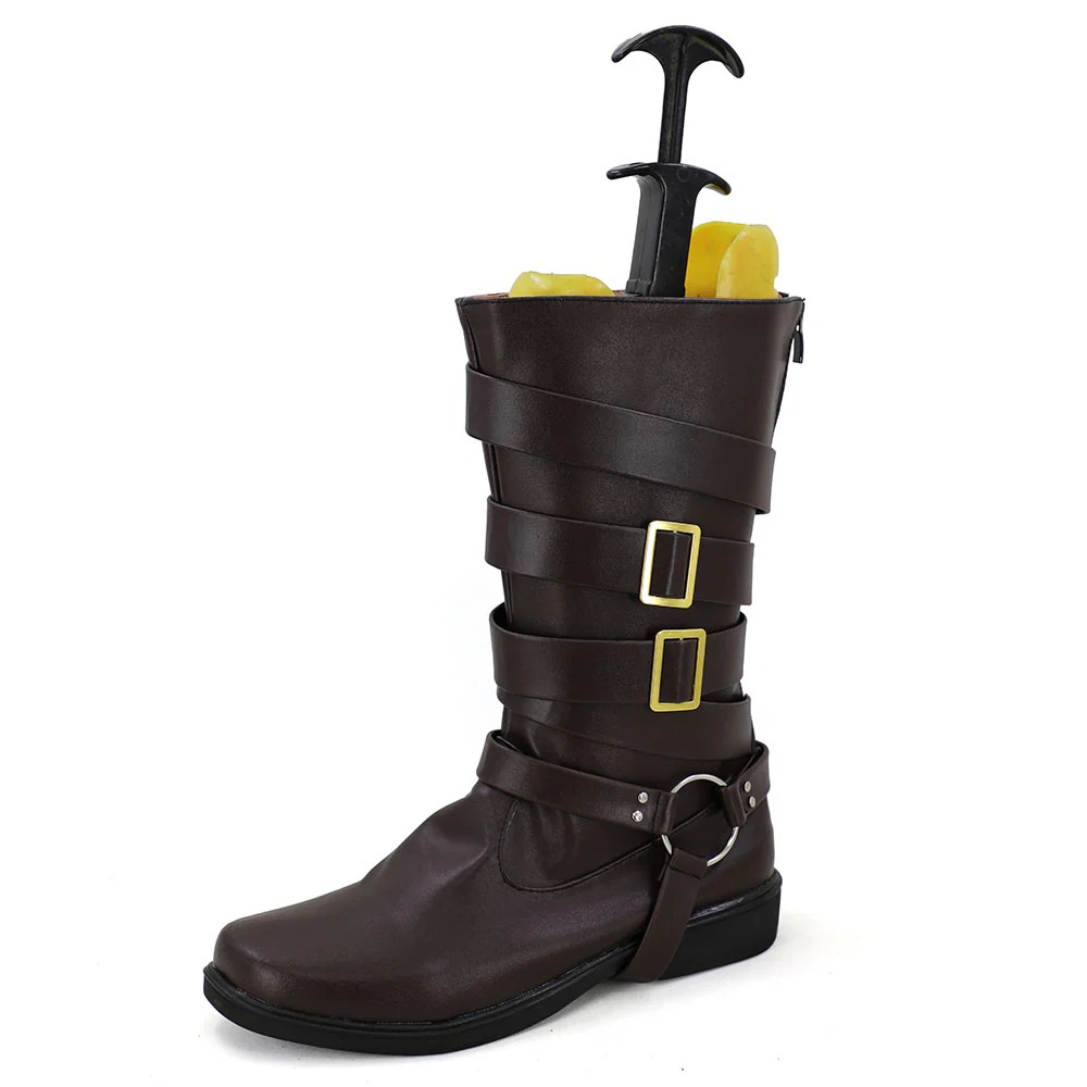 Devil May Cry 5 Dante Brown Shoes Cosplay Boots