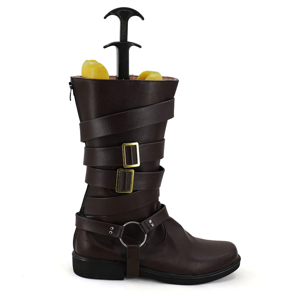 Devil May Cry 5 Dante Brown Shoes Cosplay Boots