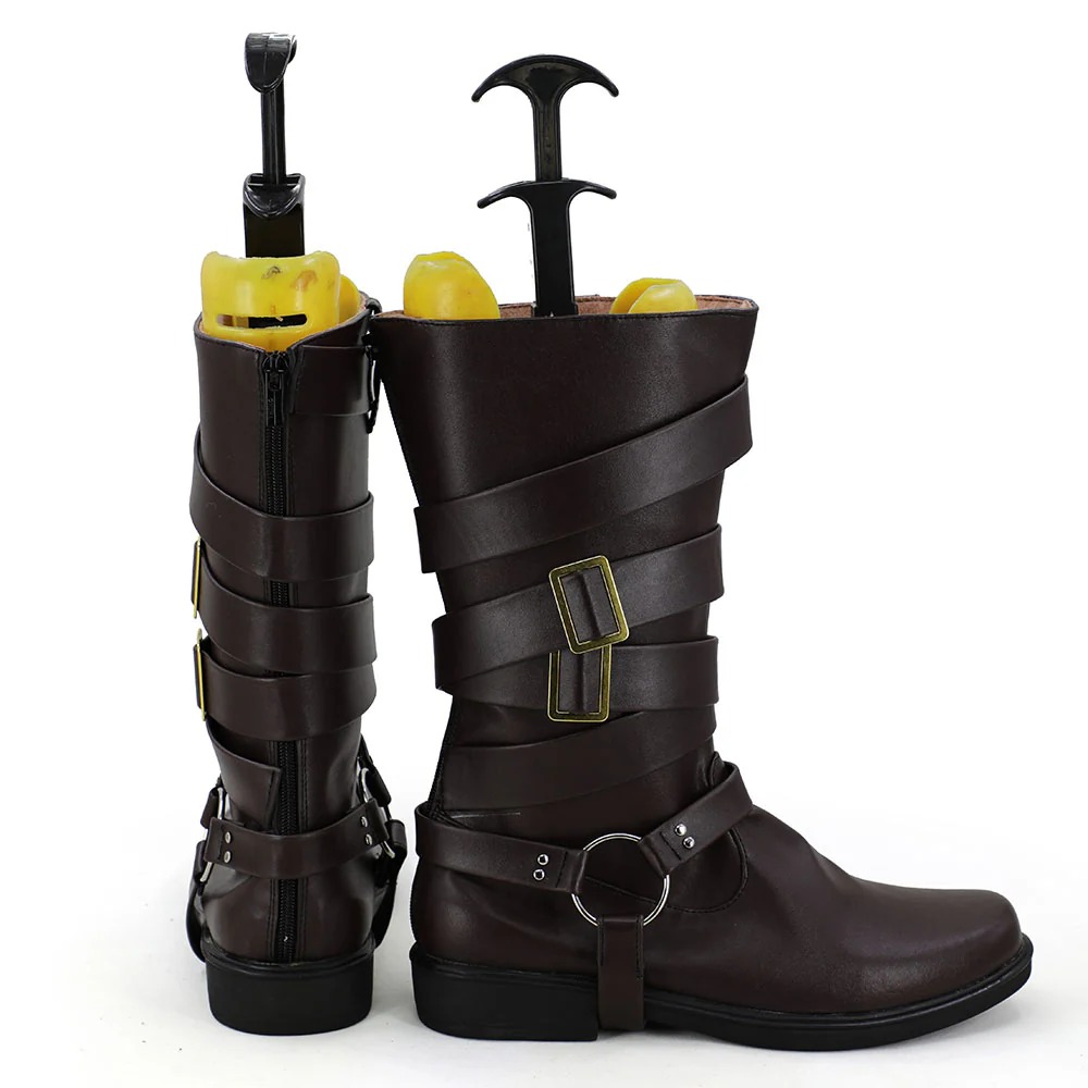 Devil May Cry 5 Dante Brown Shoes Cosplay Boots