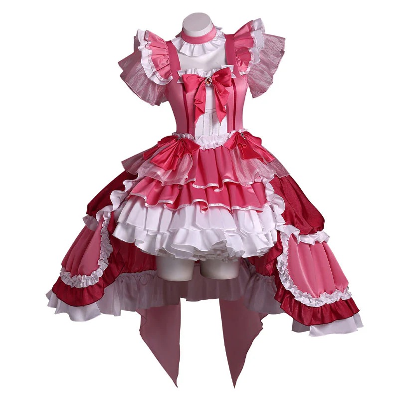 Puella Magi Madoka Magica Kyoko Sakura Stage Outfit Cosplay Costumes
