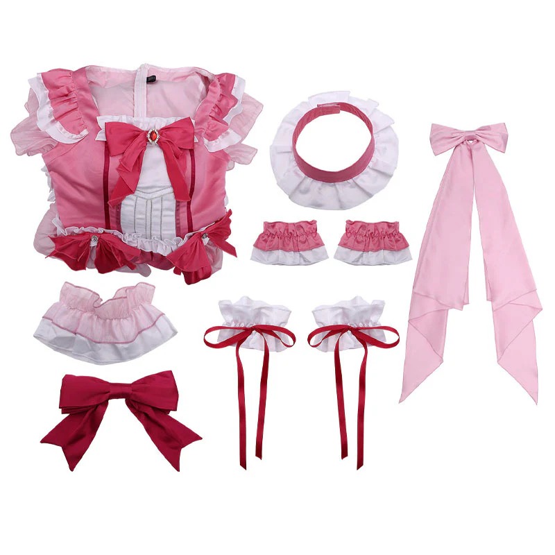 Puella Magi Madoka Magica Kyoko Sakura Stage Outfit Cosplay Costumes