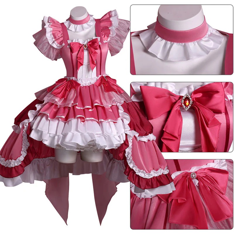 Puella Magi Madoka Magica Kyoko Sakura Stage Outfit Cosplay Costumes