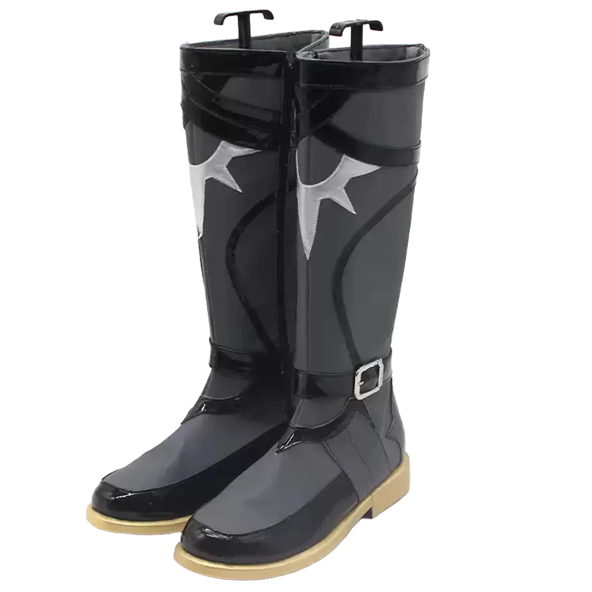 Honkai: Star Rail The Chrysos Heirs Phainon Black Shoes Cosplay Boots