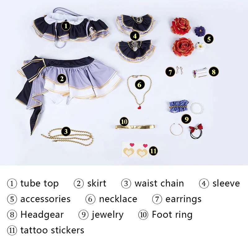 Love Live! Nishikino Maki Swimsuit Cosplay Costumes