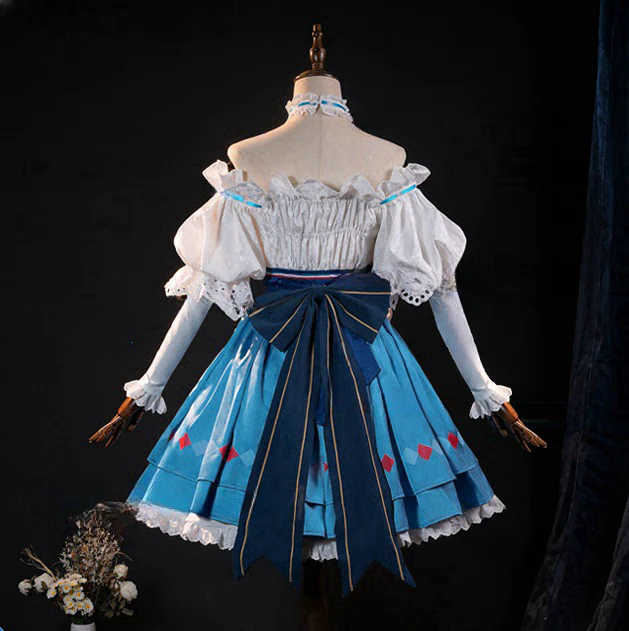 Arknights Eyjafjalla The Hvít Aska Picnic New Skin Cosplay Costume