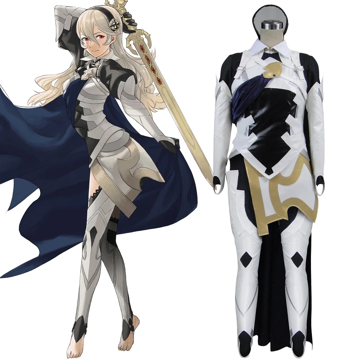 Fire Emblem Fates if Birthright Conquest Avatar Corrin Cosplay Costume