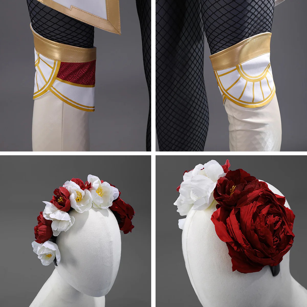 Clair Obscur: Expedition 33 Maelle White Flowers Suit Outfit Cosplay Costume-No Boots