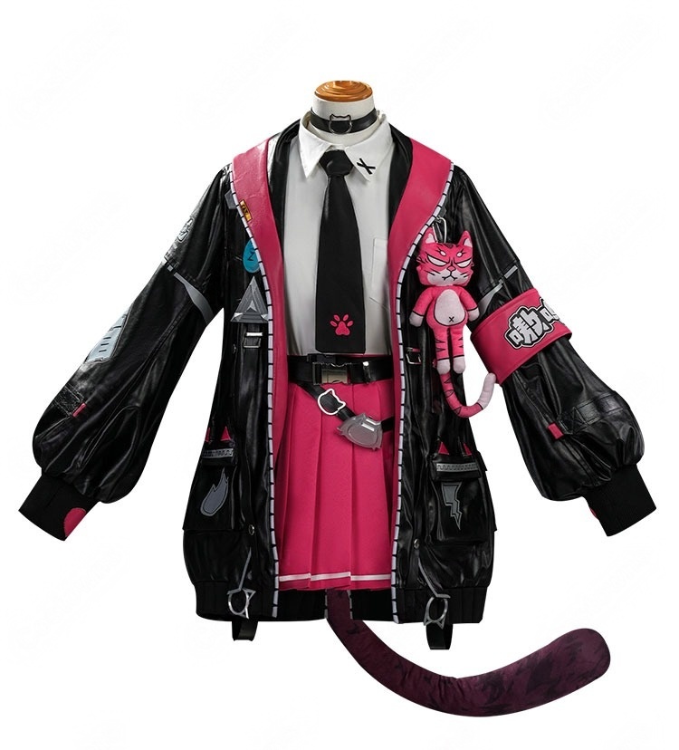 Neverness to Everness Nanally Coluccis Cosplay Costume Coat Skirt Tail Headwear 