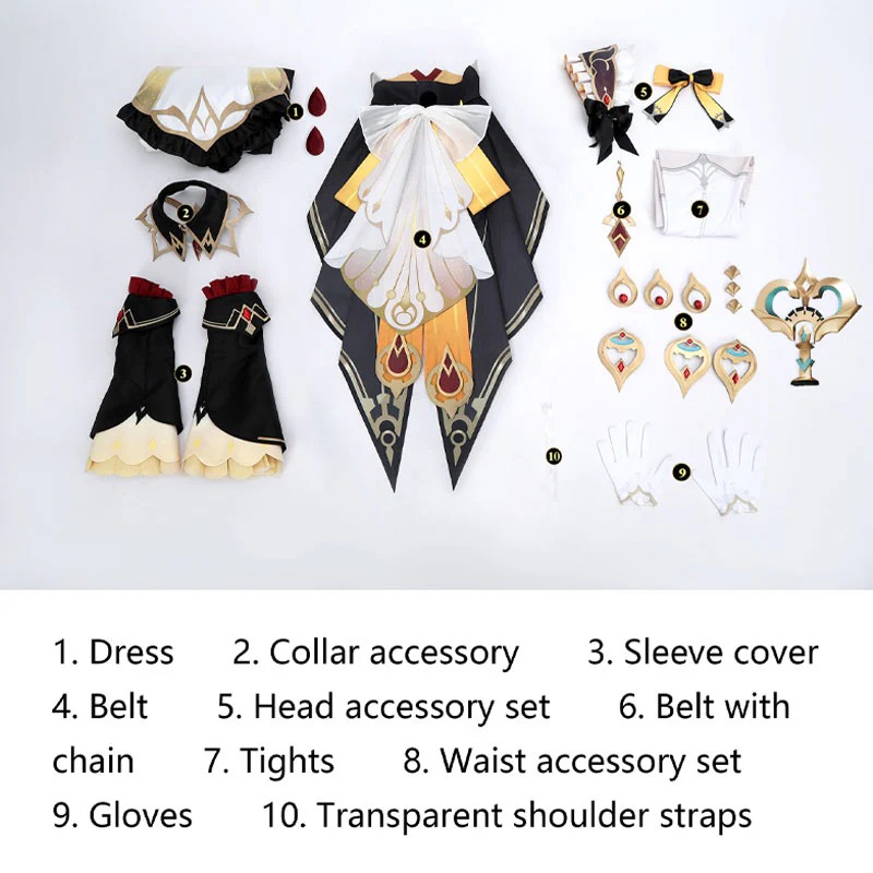 Genshin Impact Marionette Sandrone Cosplay Costumes