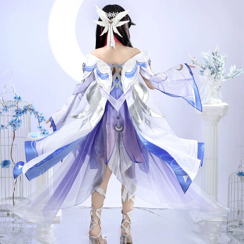 Genshin Impact Columbina Damselette Cosplay Costumes