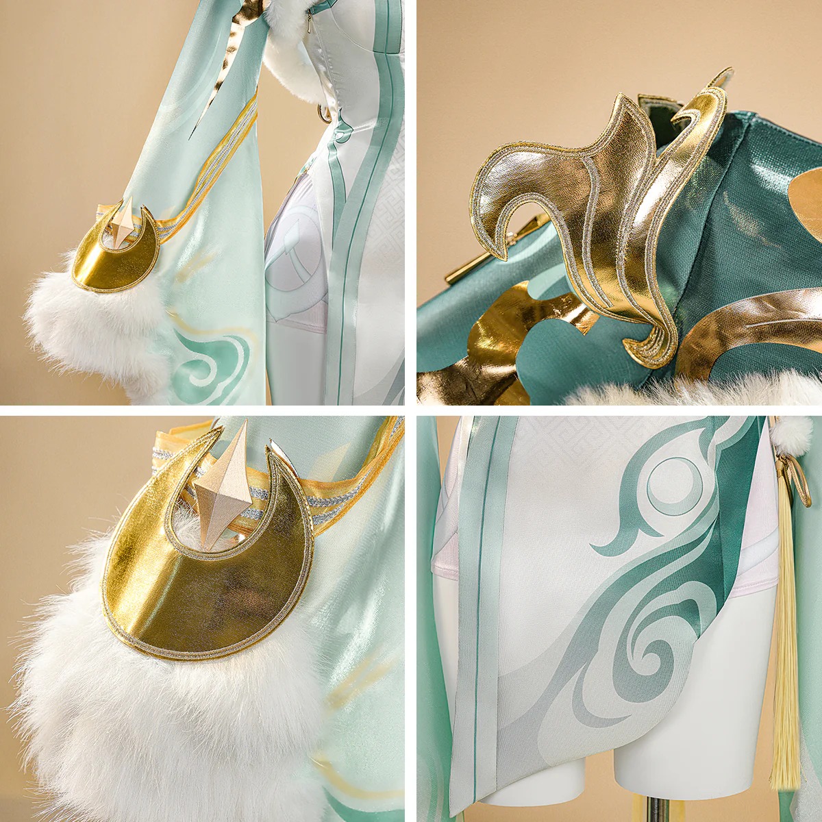 Genshin Impact Zibai Cosplay Costume