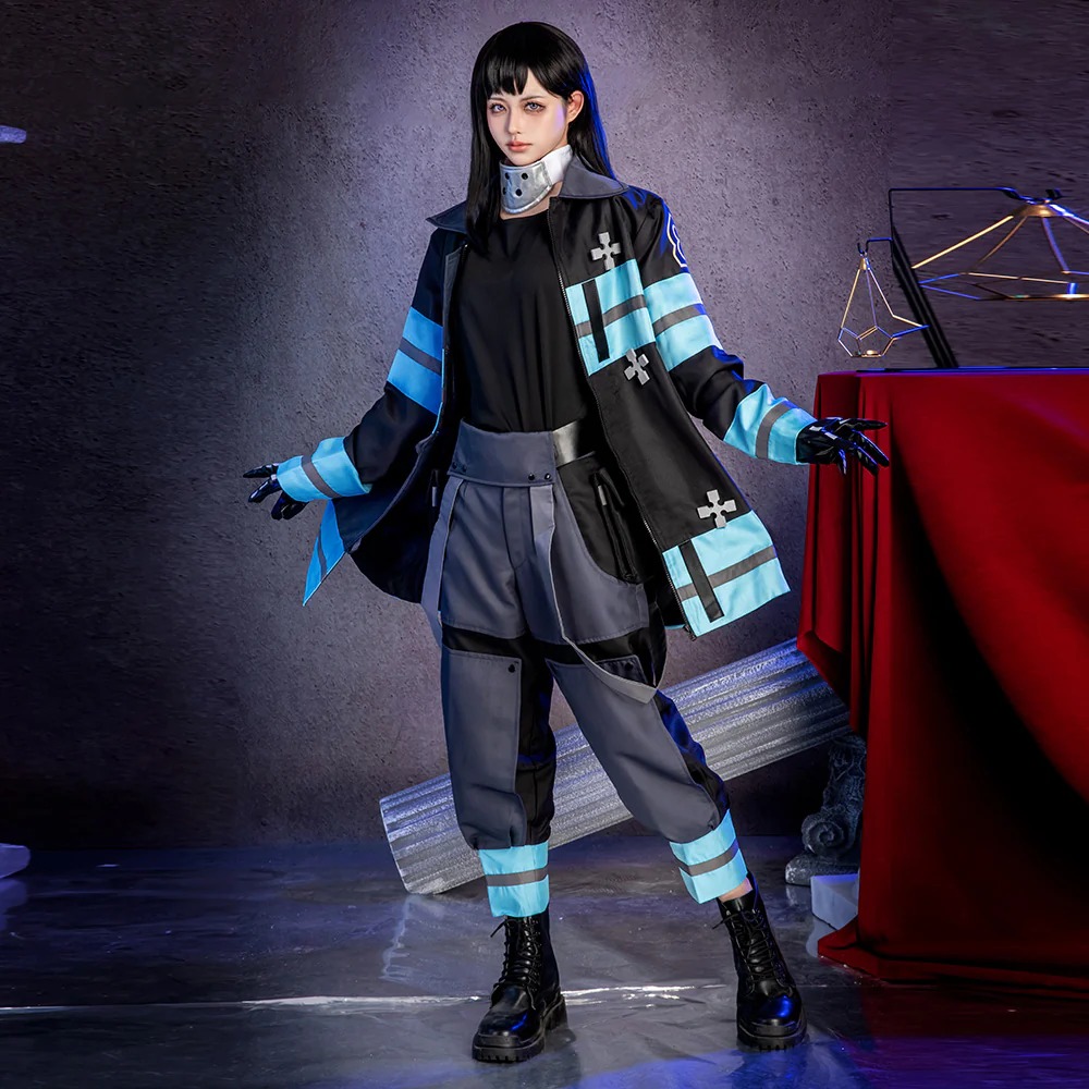 Fire Force Enen No Shouboutai Maki Oze Cosplay Costume