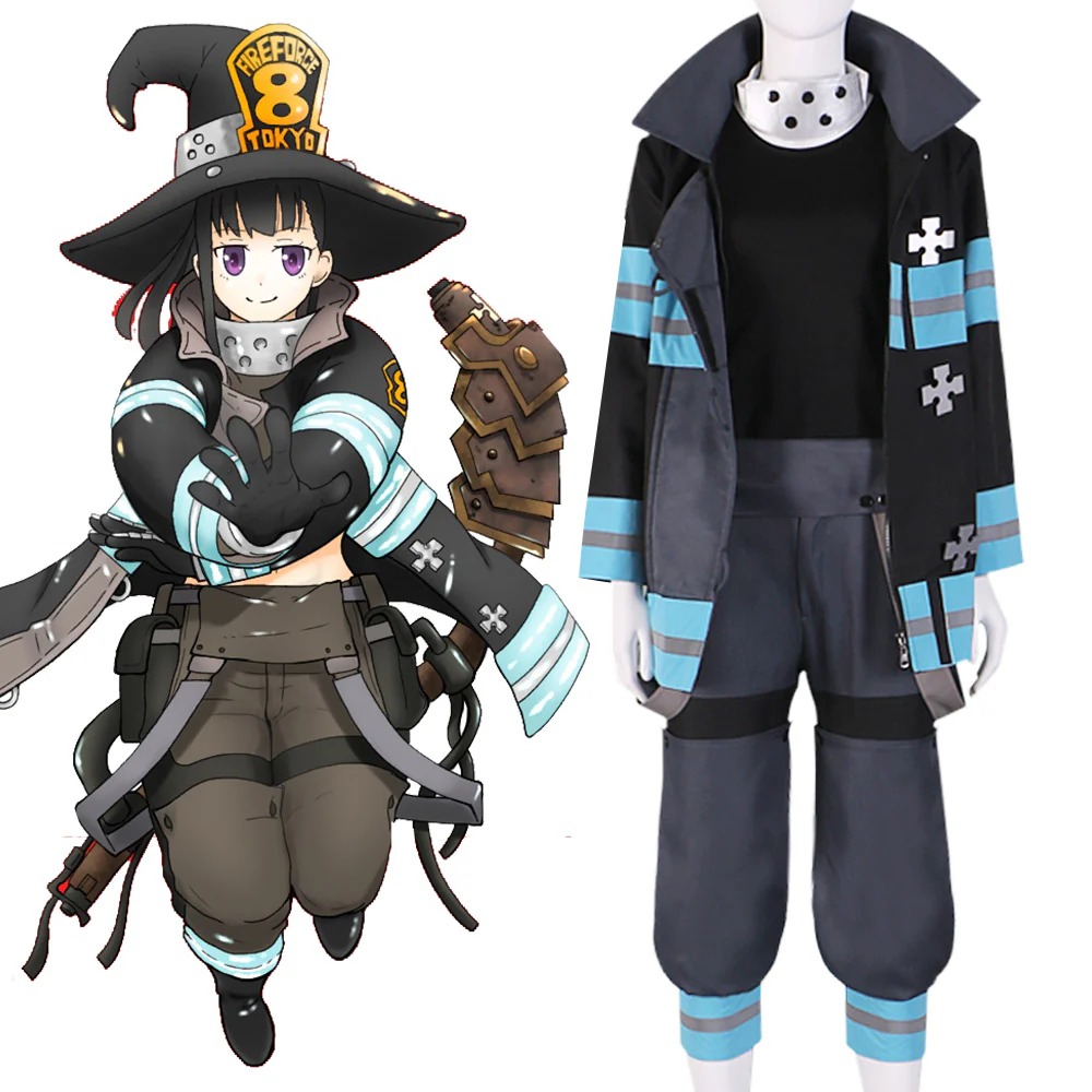 Fire Force Enen No Shouboutai Maki Oze Cosplay Costume