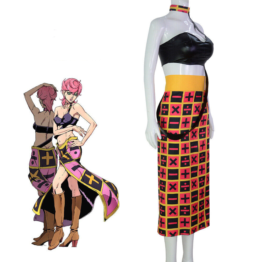 Cosplay Jojos Bizarre Adventure Stone Ocean Trish Una Costumes JK Uniform Dress