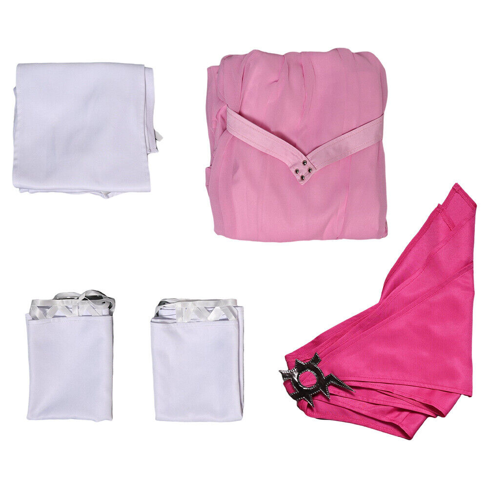 Final Fantasy VII:Remake FF7 FF VII Aerith Gainsborough Cosplay Cloak Dress Suit