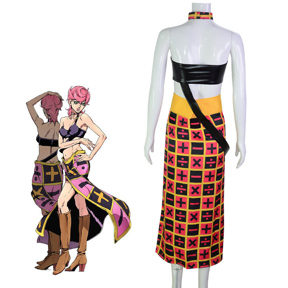 Cosplay Jojos Bizarre Adventure Stone Ocean Trish Una Costumes JK Uniform Dress