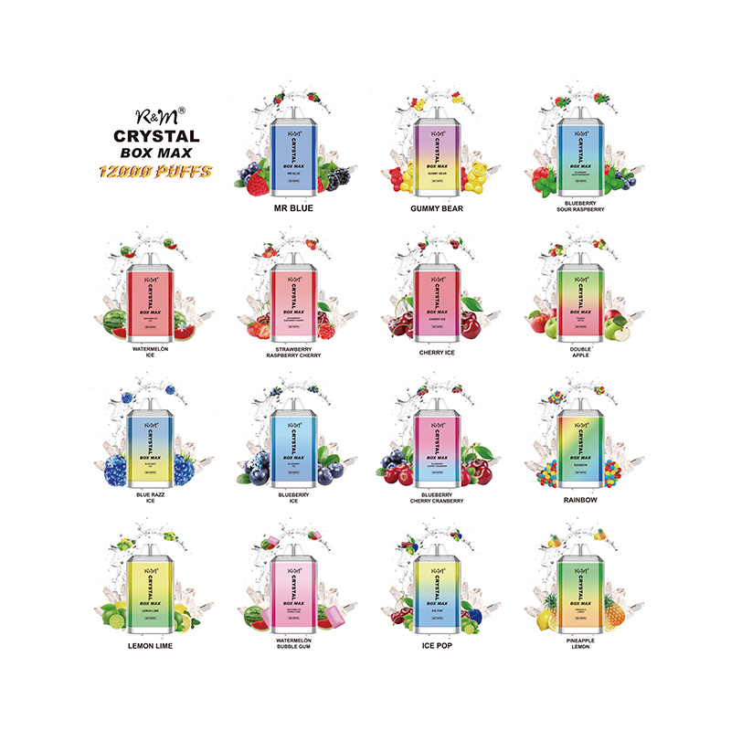 [Special Pack] Authentic R&M Crystal Box Max 12000 Kit 650mAh 20ml