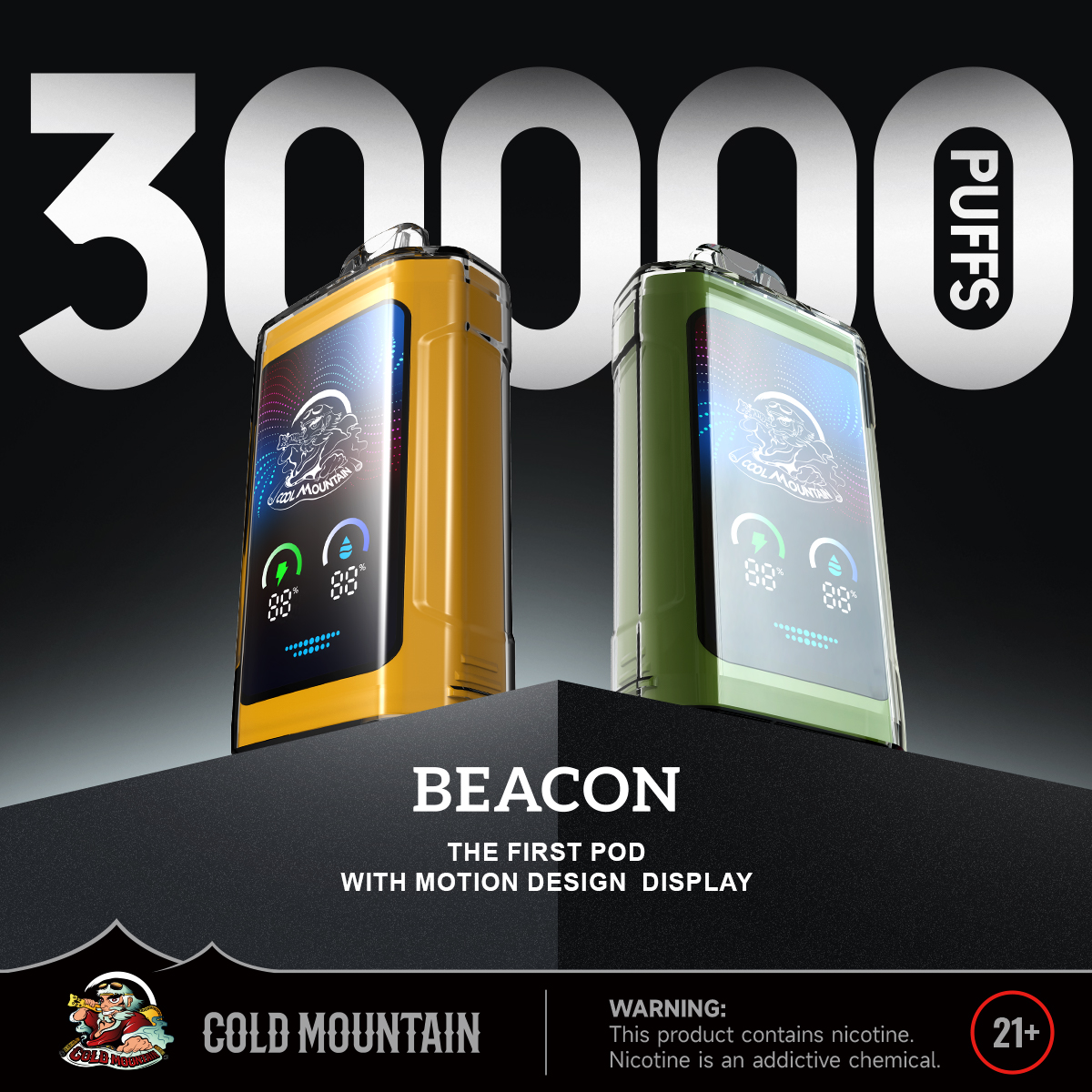 [Copy][Europe-PL01] Cold Mountain Beacon 30K Kit Shisha Big Cloud 35ml