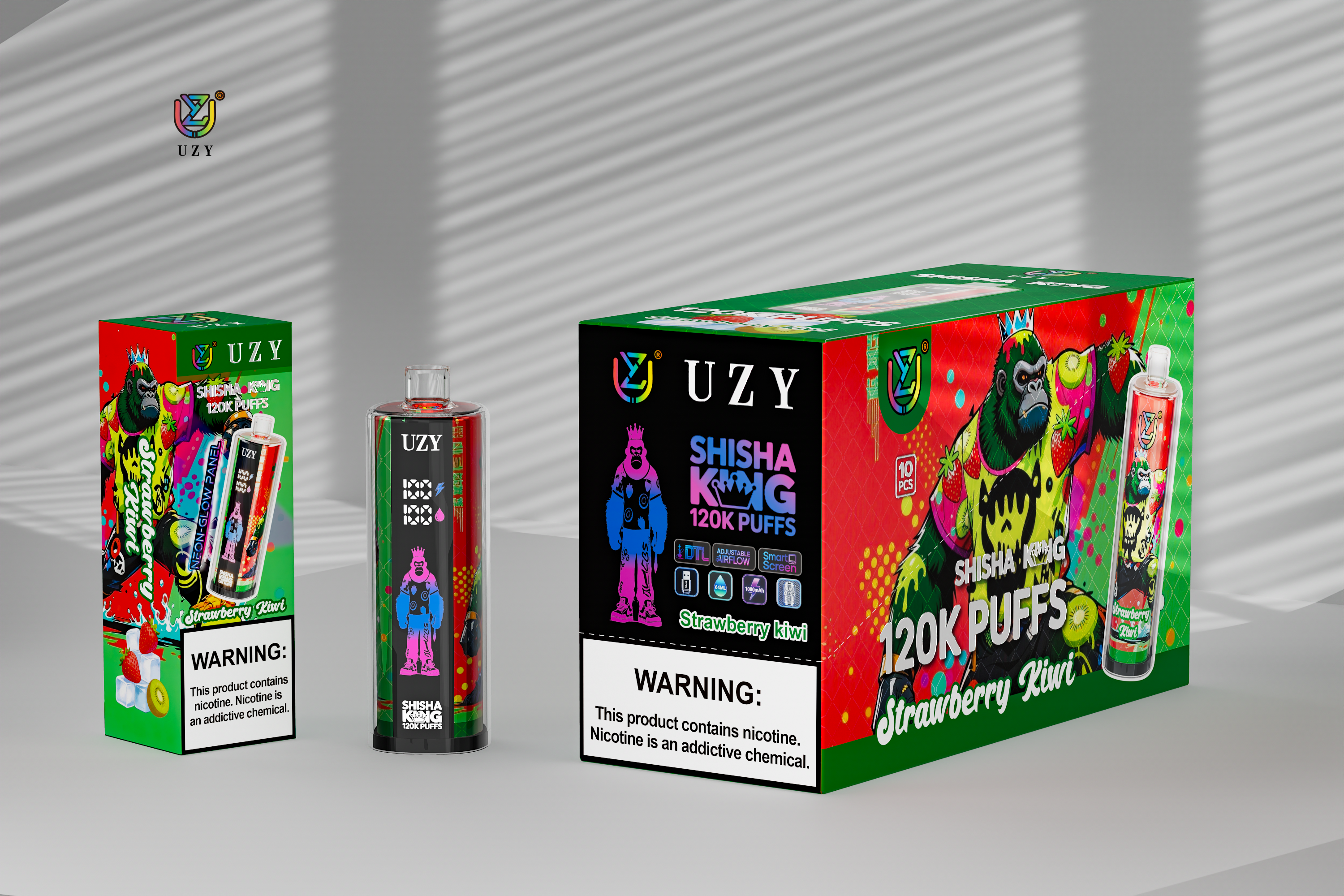 [Europe-DE01] UZY SHISHA HOOKAH KING 120000 kit