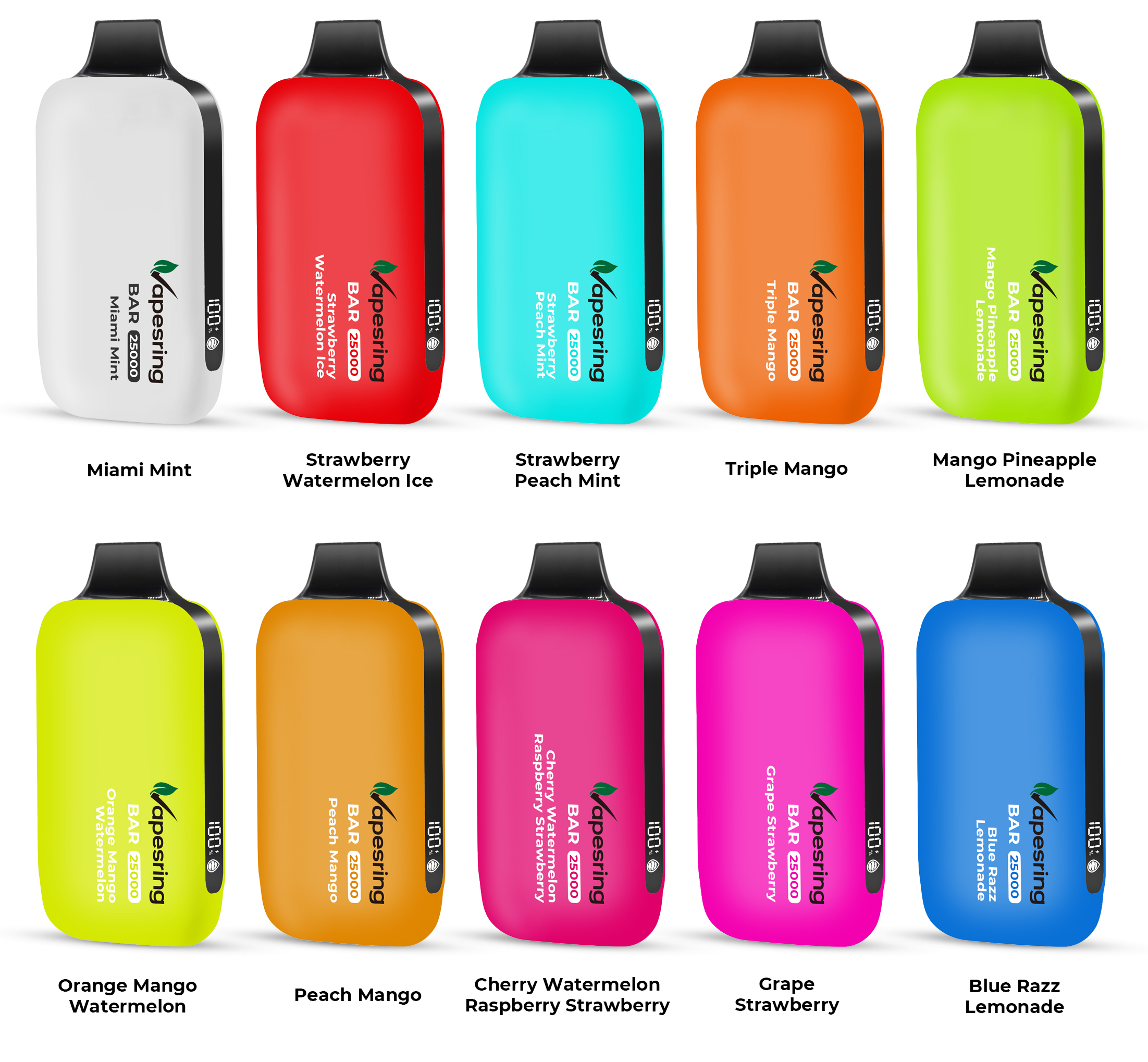 [Global-CN01][Pre-Order] Vapesring Bar 25000 Kit 28ml-CigBest