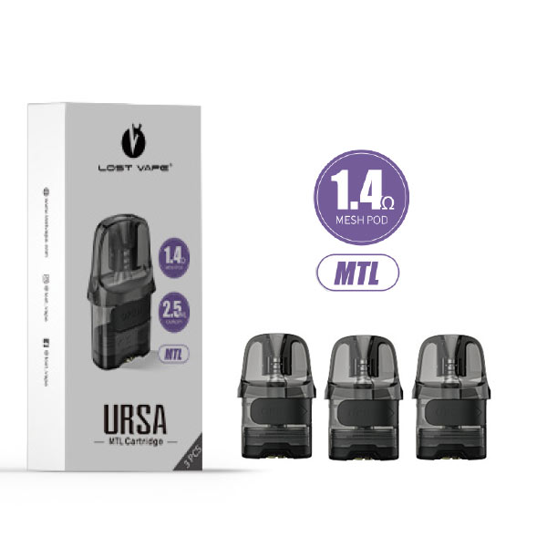 [Global-CN02] Lost Vape Ursa Pod Cartridge for Ursa Nano Kit / Ursa Baby Pod Kit / Ursa Pro Kit / Ursa Nano Pro / Ursa S Kit / Ursa Baby Pro Kit / Ursa Pocket Kit / Ursa Nano Air kit / Ursa Nano 2 kit