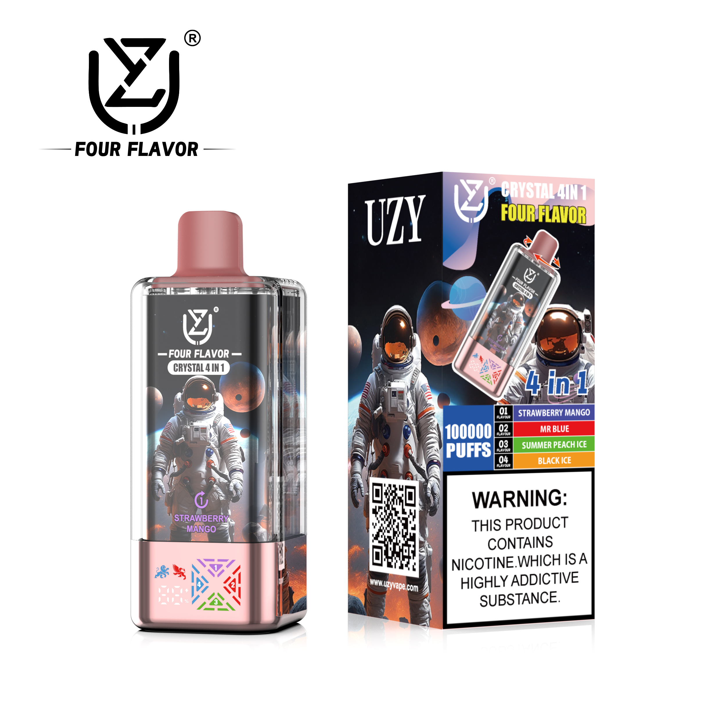 [Europe-DE01] UZY Crystal 100K 100000 Kit 56ml 4-in-1