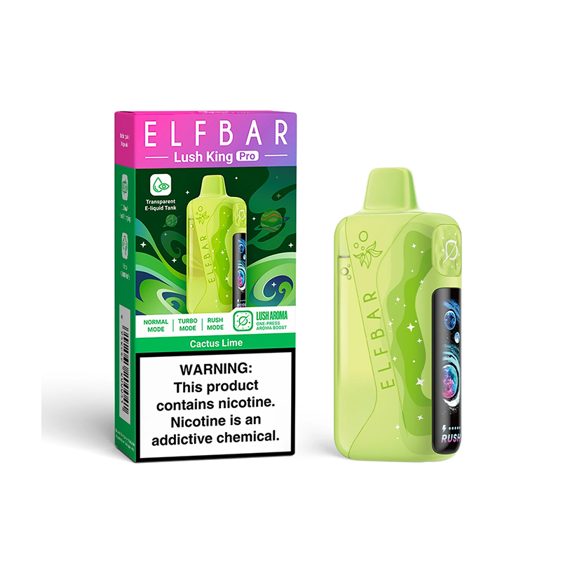 turbo case elfbar Lush King Pro 40000 40K Kit 16ml Replacement Pods elfbar case preis Size:Pink Lemonade Mango Peach Elf Bar