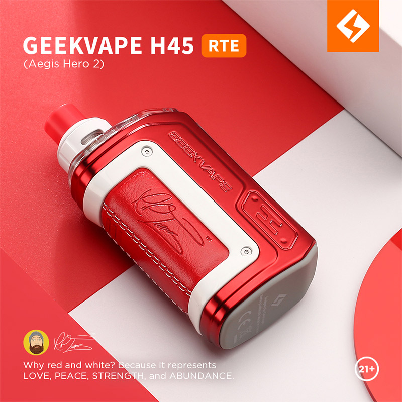 [Global-CN02] Geekvape H45 (Aegis Hero 2) Pod System Kit 1400mAh 4ml-CigBest