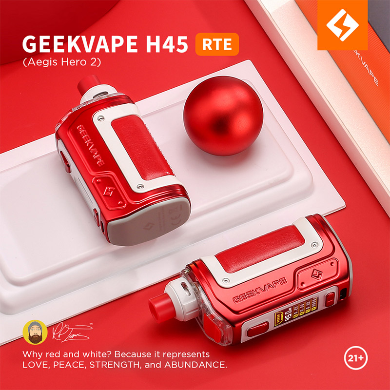 [Global-CN02] Geekvape H45 (Aegis Hero 2) Pod System Kit 1400mAh 4ml-CigBest