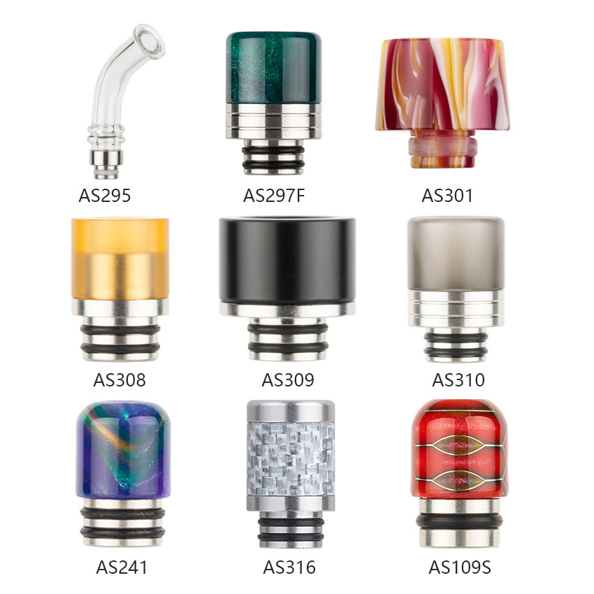[Global-CN02] Reewape Resin 510 Drip Tip Random Color (10pcs/pack)-CigBest