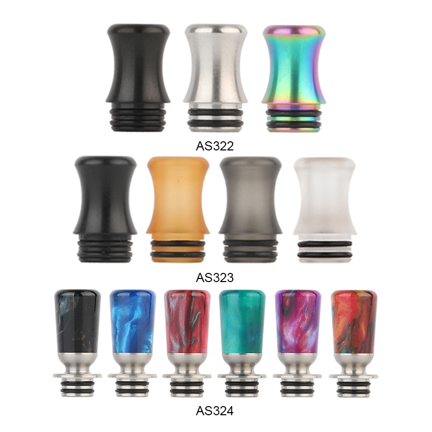 [Global-CN02] Reewape Resin 510 Drip Tip Random Color (10pcs/pack)-CigBest