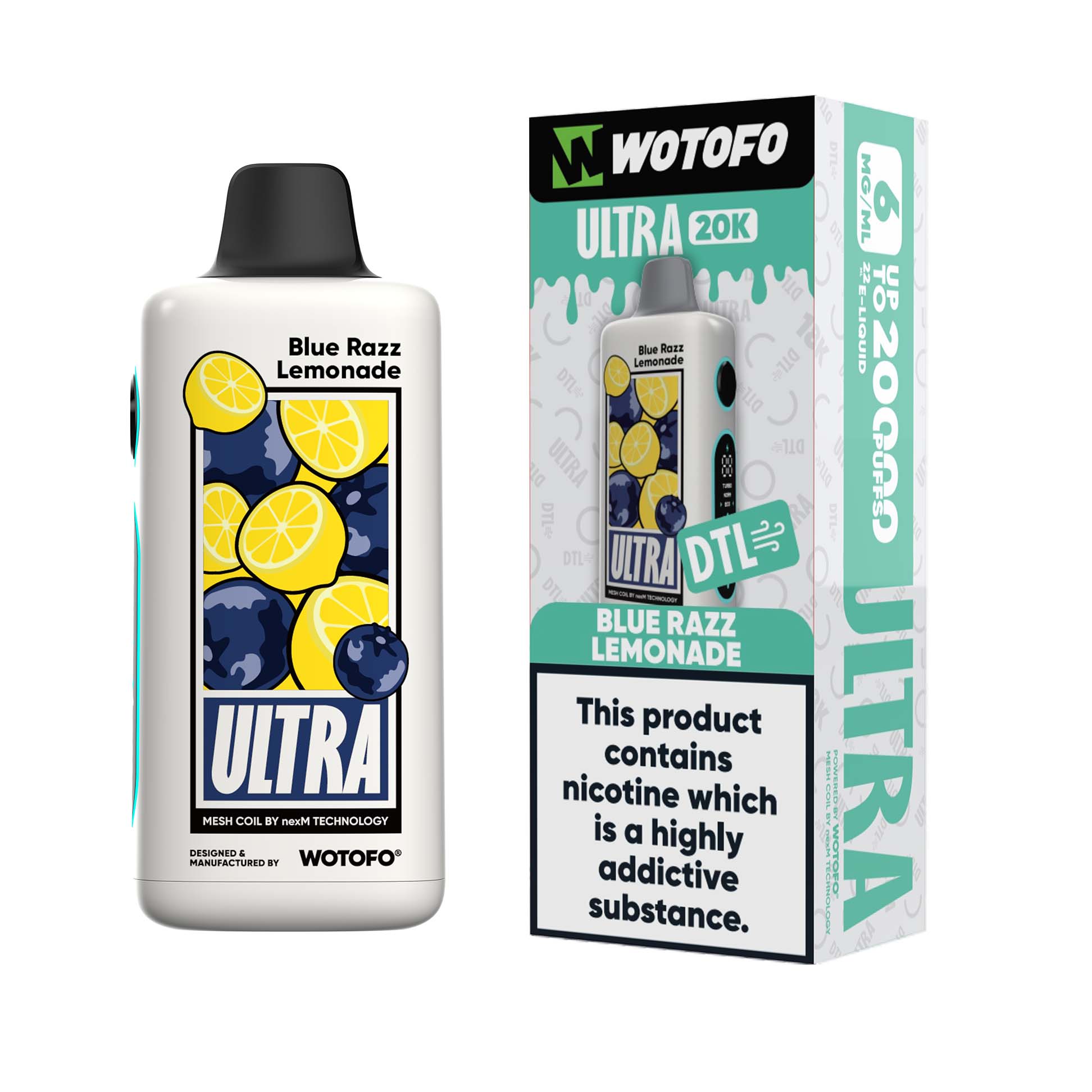 [Global-CN01] Wotofo Ultra 20K 20000 Kit 22ml 6mg