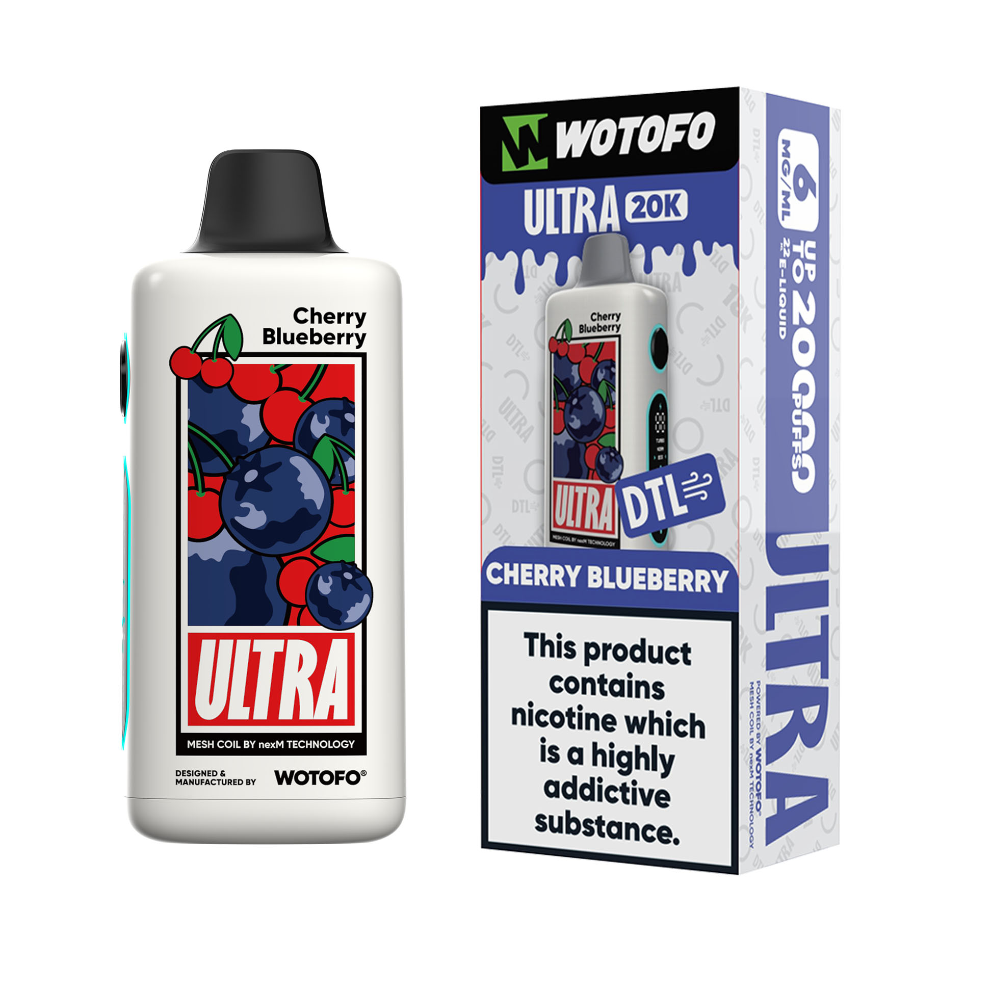 [Global-CN01] Wotofo Ultra 20K 20000 Kit 22ml 6mg