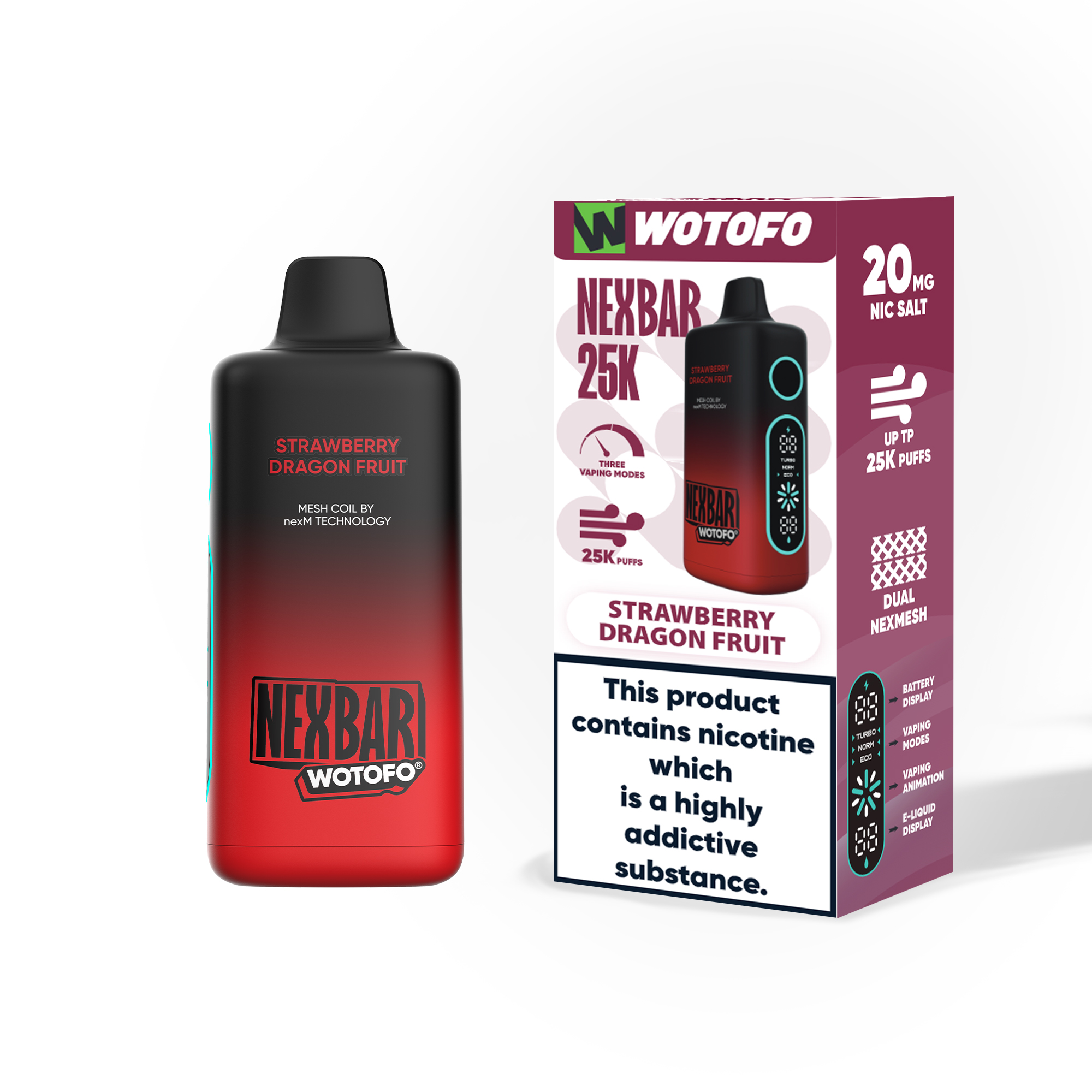 [Europe-DE01] Wotofo nexBAR 25K 25000 Kit 25ml