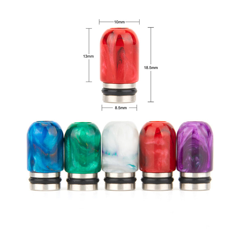 [Global-CN02] Reewape Resin 510 Drip Tip Random Color (10pcs/pack)-CigBest
