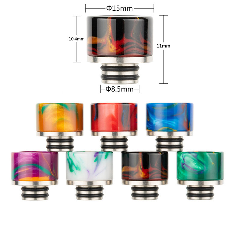 [Global-CN02] Reewape Resin 510 Drip Tip Random Color (10pcs/pack)-CigBest