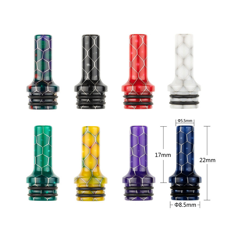 [Global-CN02] Reewape Resin 510 Drip Tip Random Color (10pcs/pack)-CigBest