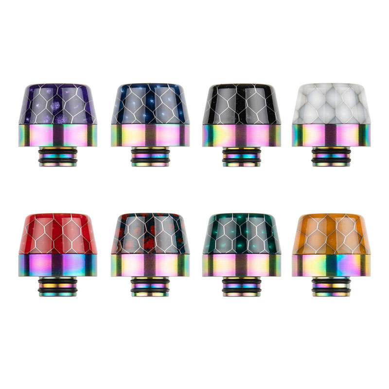 [Global-CN02] Reewape Resin 510 Drip Tip Random Color (10pcs/pack)-CigBest