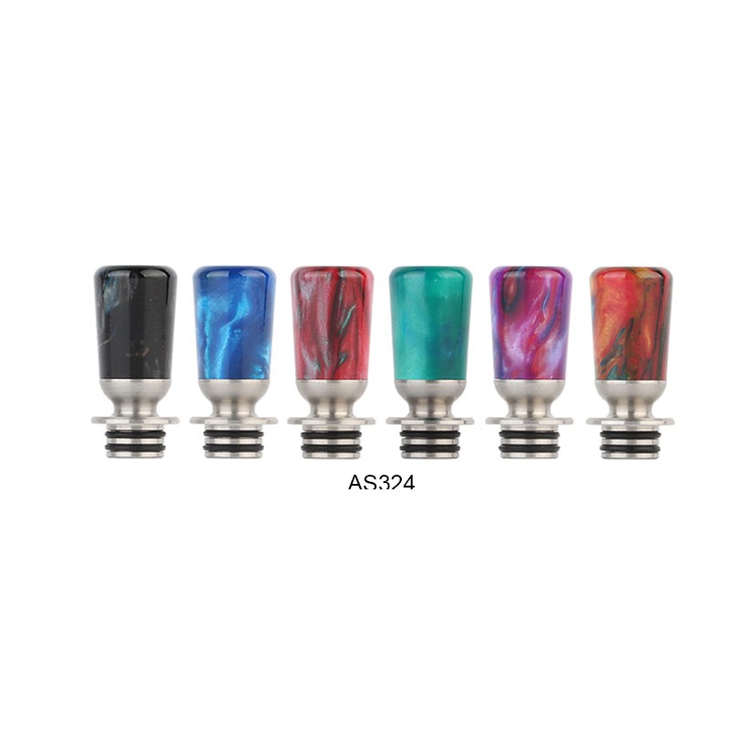 [Global-CN02] Reewape Resin 510 Drip Tip Random Color (10pcs/pack)-CigBest