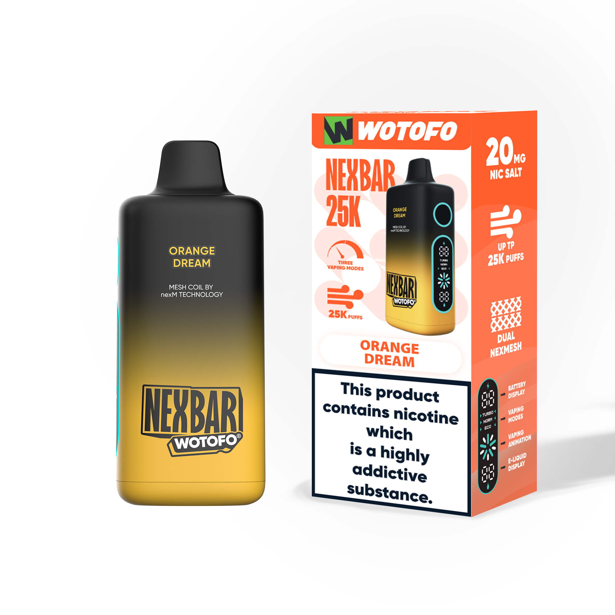 [Europe-DE01] Wotofo nexBAR 25K 25000 Kit 25ml