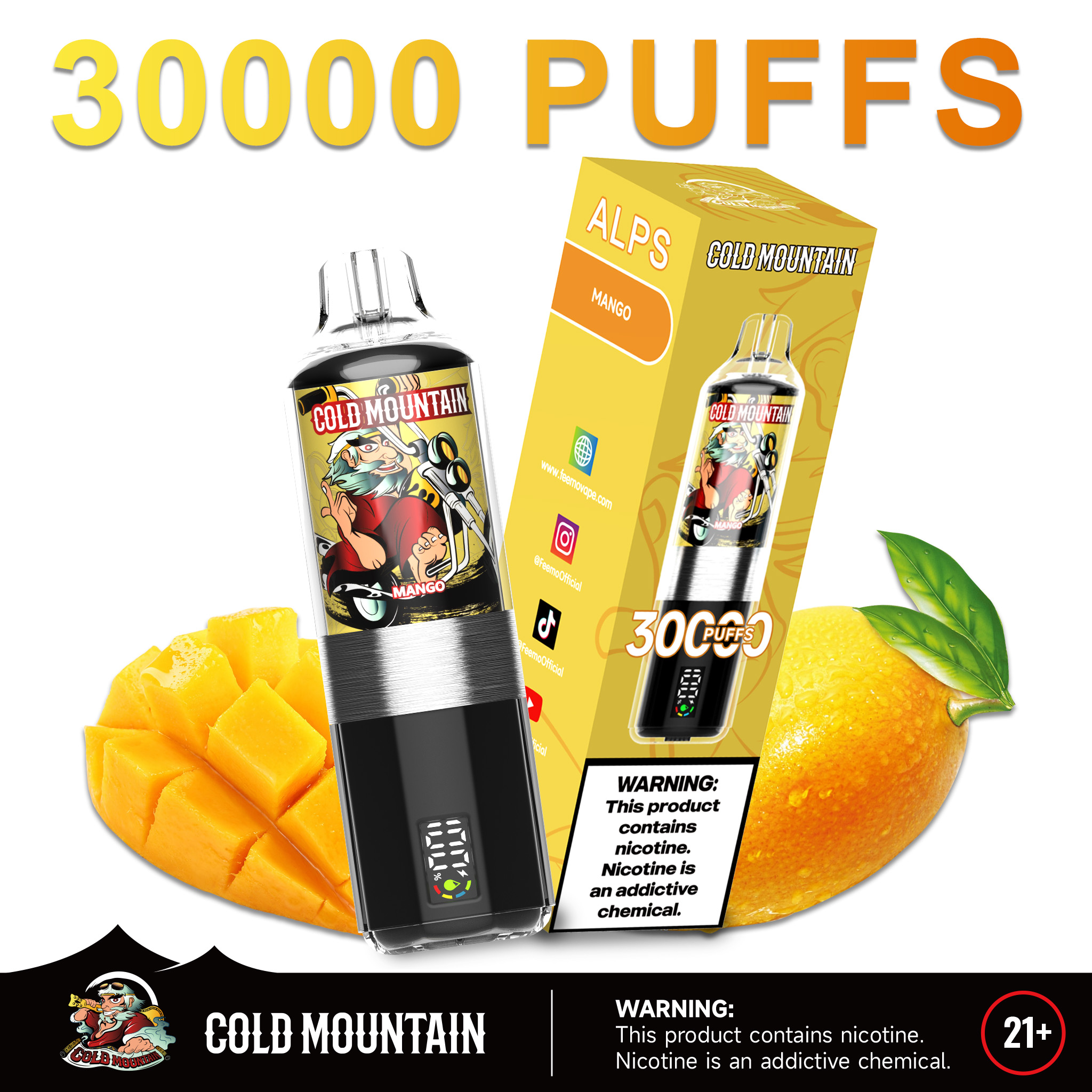 [Europe-PL01] Cold Mountain ALPS Kit Shisha Big Cloud 35ml-CigBest