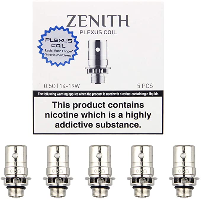 [Global-CN02] Innokin Zenith Plexus Z Replacement Coils for Zenith Tank/Zenith Pro Tank/Z-blip/ Kroma-Z/Zlide/Go Z Tank/Zenith II Tank/GO Z+ Tank/Coolfire Z50/Z60/Z80 Kit (5pcs/pack)-CigBest