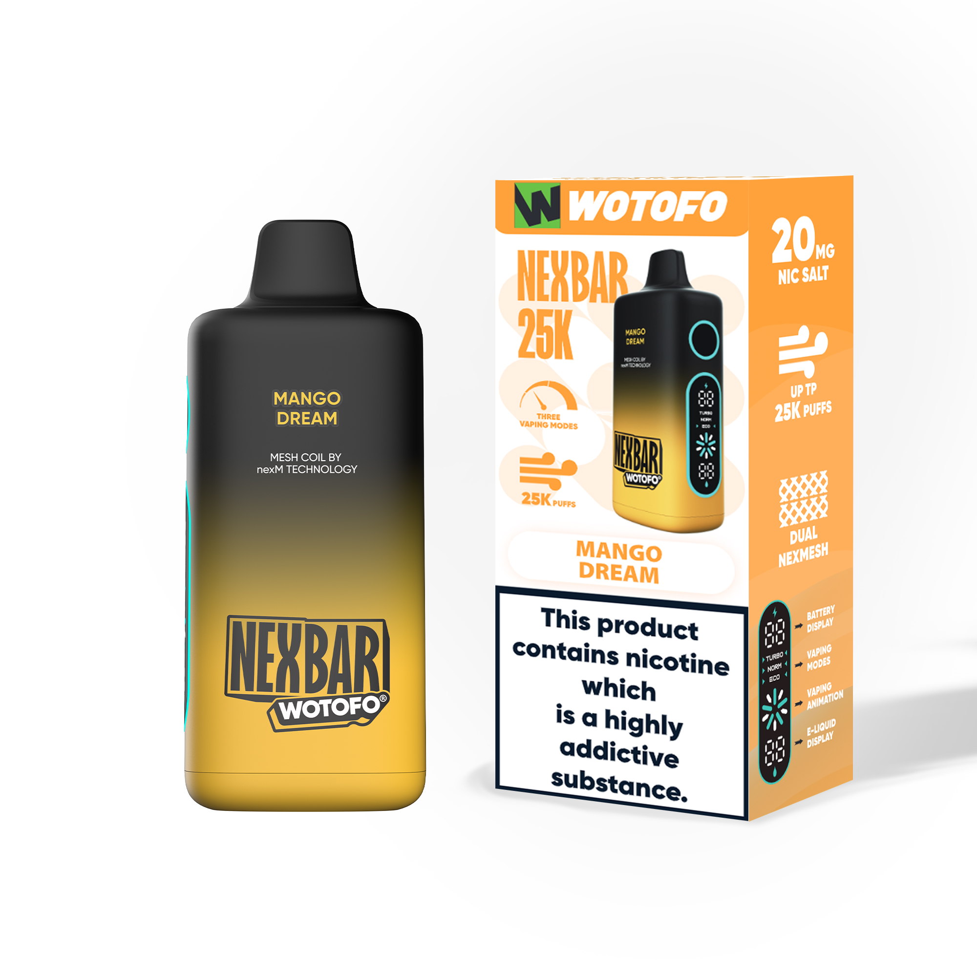 [Europe-DE01] Wotofo nexBAR 25K 25000 Kit 25ml