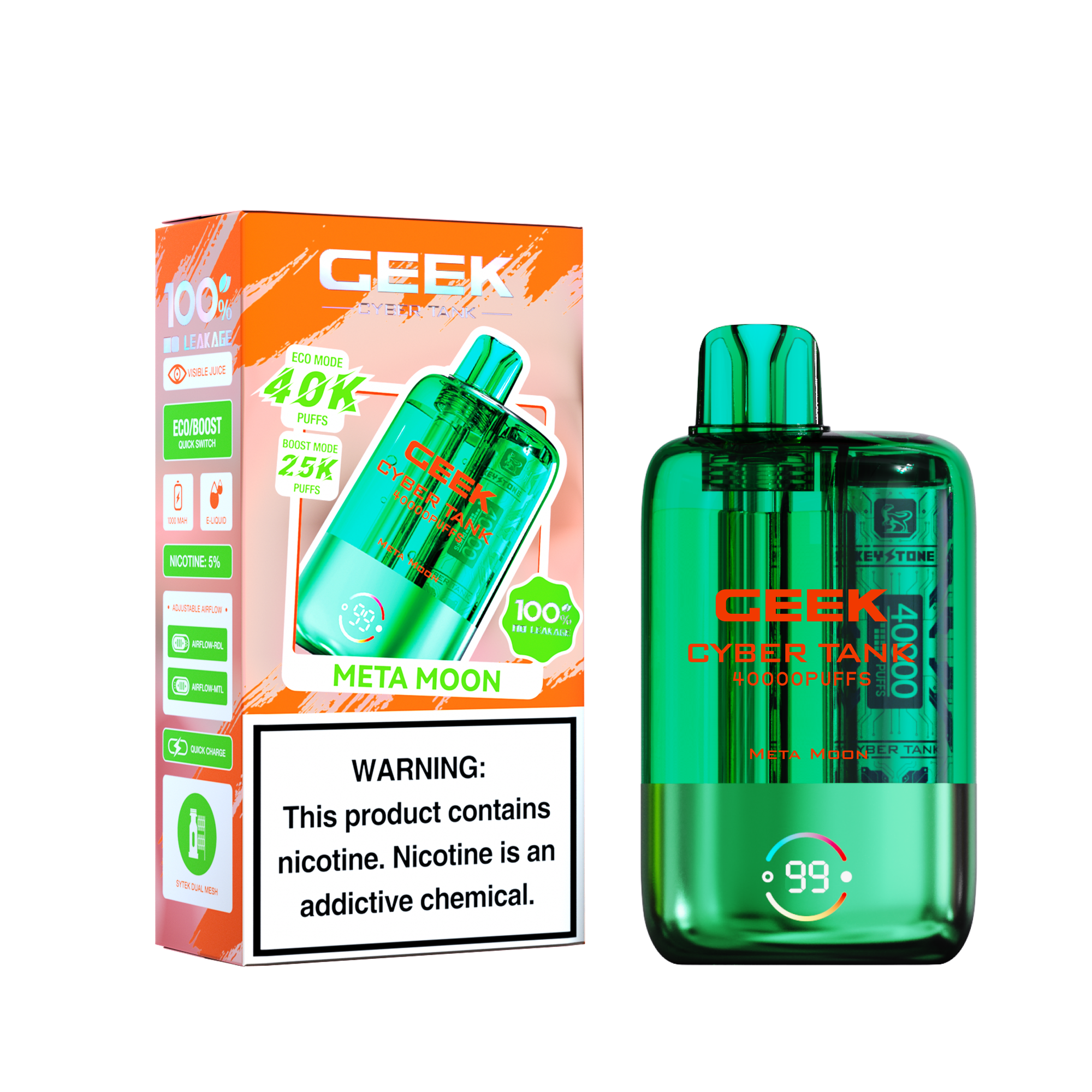 [Europe-PL01] KEYSTONE Geek Cyber Tank 40000 Kit 20ml